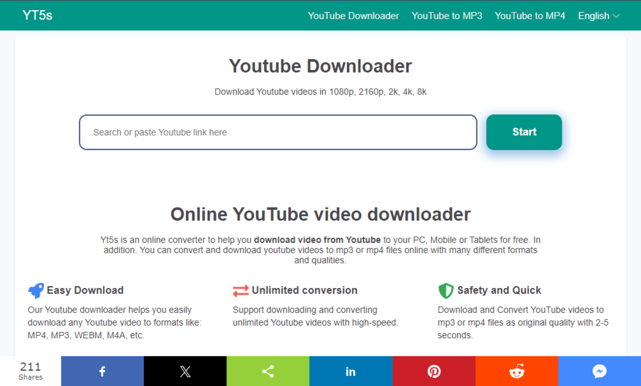 YT5s. com : Your Ultimate Solution for Effortless YouTube Video Downloads