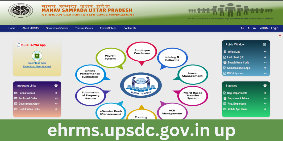 ehrms.upsdc.gov.in UP: Uttar Pradesh’s Human Resource Management System